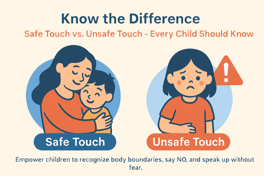 Safe touch vs unsafe touch — every young child should know
