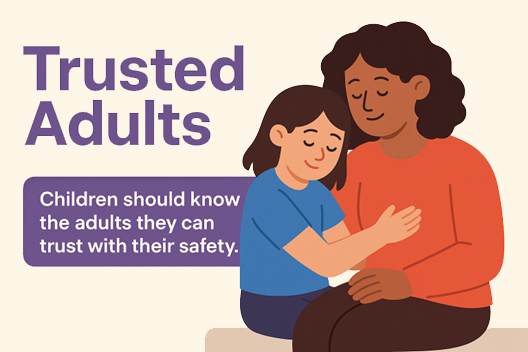 Trusted adults children can turn to for help
